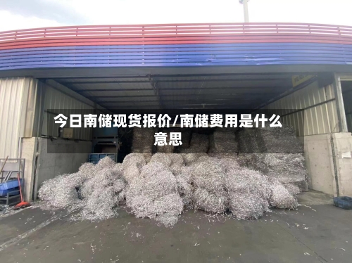 今日南储现货报价/南储费用是什么意思