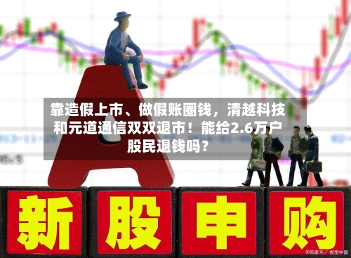 靠造假上市	、做假账圈钱，清越科技和元道通信双双退市！能给2.6万户股民退钱吗？-第2张图片