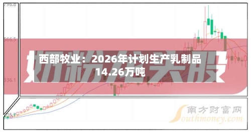 西部牧业：2026年计划生产乳制品14.26万吨