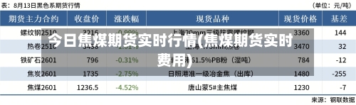 今日焦煤期货实时行情(焦煤期货实时费用)-第2张图片