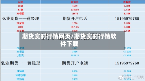 期货实时行情网页/期货实时行情软件下载