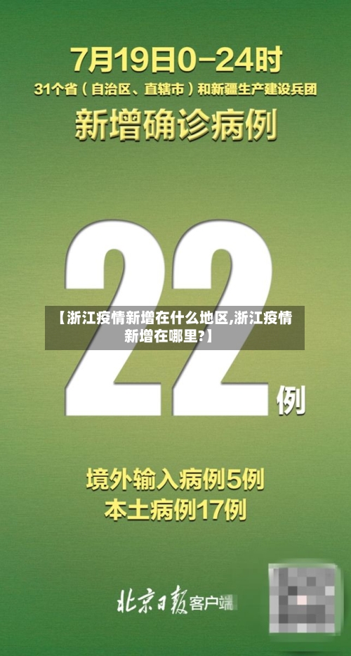 【浙江疫情新增在什么地区,浙江疫情新增在哪里?】-第2张图片