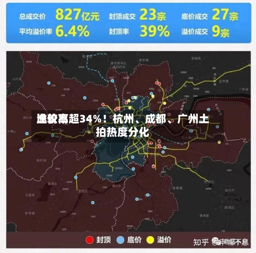 比较高溢价率超34%！杭州、成都、广州土拍热度分化-第3张图片