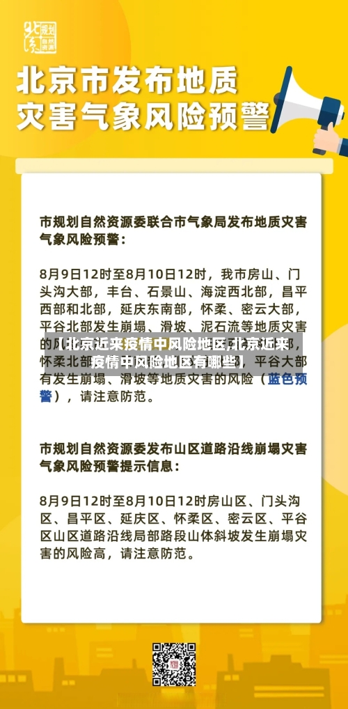 【北京近来疫情中风险地区,北京近来疫情中风险地区有哪些】