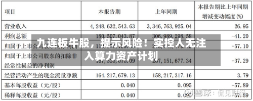 九连板牛股	，提示风险！实控人无注入算力资产计划-第2张图片