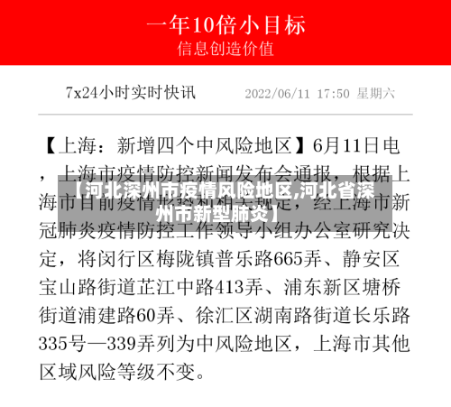 【河北深州市疫情风险地区,河北省深州市新型肺炎】