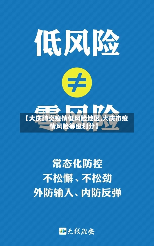 【大庆肺炎疫情低风险地区,大庆市疫情风险等级划分】