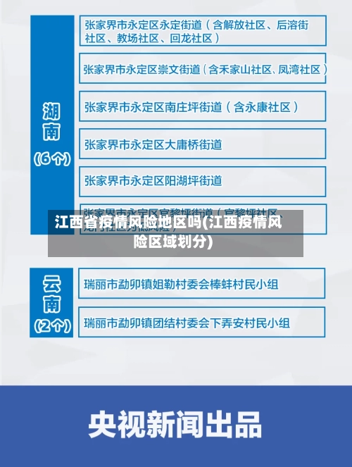 江西省疫情风险地区吗(江西疫情风险区域划分)-第3张图片
