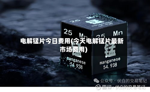 电解锰片今日费用(今天电解锰片最新市场费用)-第3张图片