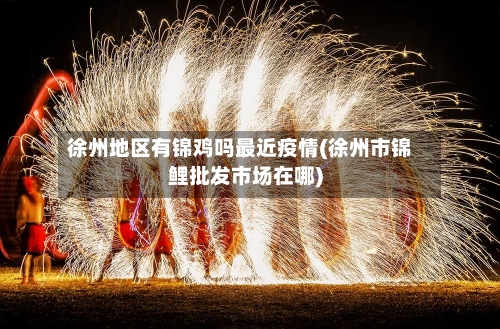 徐州地区有锦鸡吗最近疫情(徐州市锦鲤批发市场在哪)-第2张图片