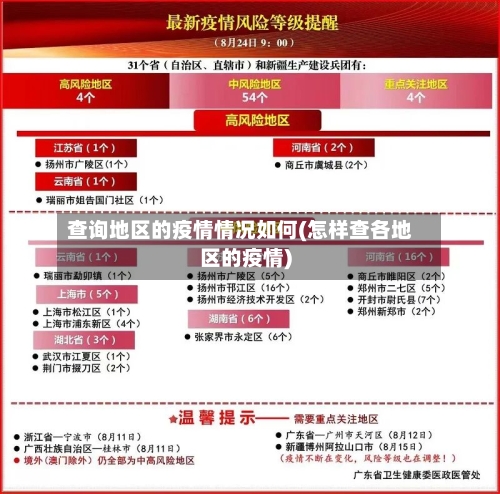 查询地区的疫情情况如何(怎样查各地区的疫情)